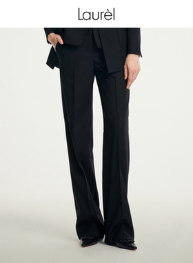 Laurel劳芮新款垂感休闲西装裤女LWD353K00700