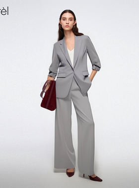 【真丝】Laurel劳芮新款气质淡人收腰百搭西服外套LWD351T02400