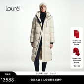 Laurel劳芮新款 长款 连帽面包羽绒服LWD353L01300