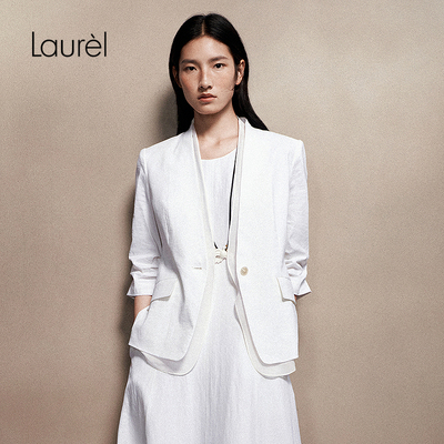 【亚麻】Laurel劳芮新款凌云智感航海西装女LWL362T02000