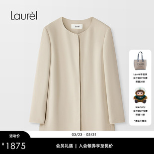 圆领直身西装 经典 Laurel劳芮新款 LWD366T06300 粘纤