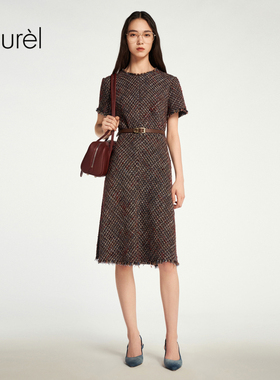 【Giolica花纱】Laurel劳芮新收腰香风可露丽连衣裙LWL353Y06200