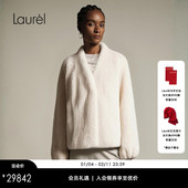 Laurel劳芮新款 丹麦紫金标水貂 水貂毛皮外套LWL354S00900