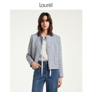 Laurel劳芮新款 棉花纱箱型miu系航海外套LWL351W00800 长绒棉