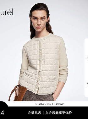 【亮闪金豆羊绒】Laurel劳芮新款修身针织外套LWL364M09500
