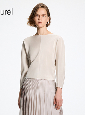 【22mm弹力重绉真丝】Laurel劳芮26春新款长袖上衣LWL372C00100