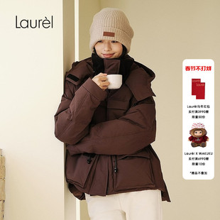 【白鹅绒】Laurel劳芮秋冬新款工装风服羽绒服女LWD341L10100