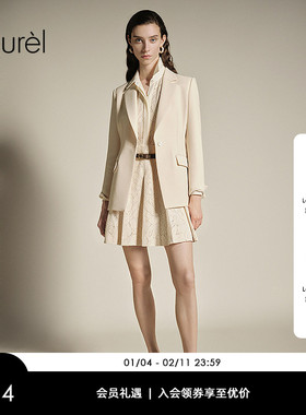 【花纱呼吸蕾丝】Laurel劳芮新款长袖蕾丝连衣裙LWL363Y01700