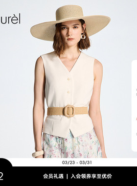 Laurel劳芮新款干练西装马甲LWD355B01200