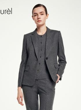 【绵羊毛】Laurel劳芮新款无袖羊绒毛针织衫女LWL353M00900