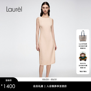 收腰修身 无袖 Laurel劳芮新款 连衣裙LWD366Y08500 三醋酯