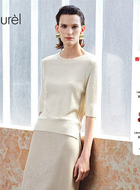 【Studio工坊系列】Laurel劳芮桑蚕丝针织衫LWL361M11500
