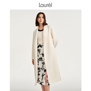 【美丽诺羊毛】Laurel劳芮秋冬法式显瘦保暖羊毛大衣LWD3D00300