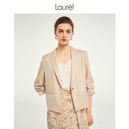 Laurel春秋箱型西装外套