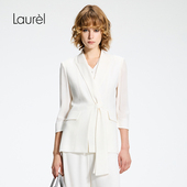 LWL372T02100 月光共生西装 25mm真丝提花 Laurel劳芮26春新款