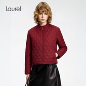 Laurel劳芮26春新款 绵羊毛 羊绒澳毛真丝混纺外套LWD375L01800