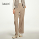 羊毛绒宽腿直筒裤 Laurel劳芮新款 女LWL353K04300 绵羊毛