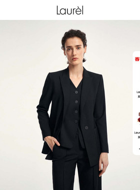 Laurel劳芮新款经典通勤休闲单粒扣西装女LWD353T00800