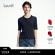 航海针织T恤女LWL361M09100 连肩袖 长绒棉 Laurel劳芮新款