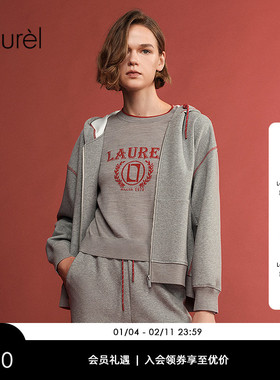 【80S长绒棉莫代尔空气层】Laurel劳芮26春新款卫衣LWL371W00200