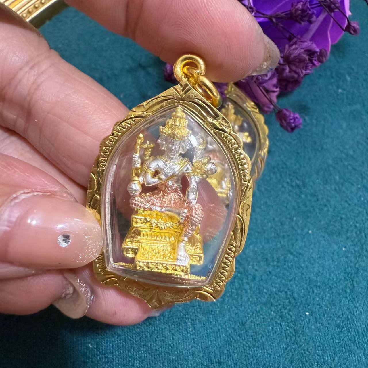 泰国佛牌&middot;龙婆本四面佛四面神男女吊坠配戴主播同款佛牌正品