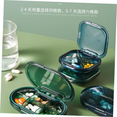 Pill Box Holder Weekly Medicine Storage Organizer Container