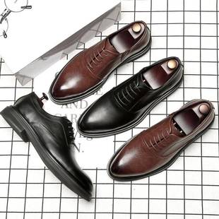 Men business shoes comfortable dress shoes 商务休闲尖头男鞋