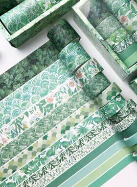 5Pcs/Set Grid Washi Tape Cute Decorative Adhesive Tape纸胶带