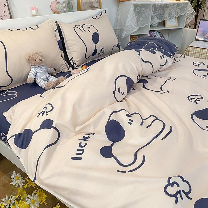 4pc beds1101\/4heet sets fitted bed sheet set bedding cover