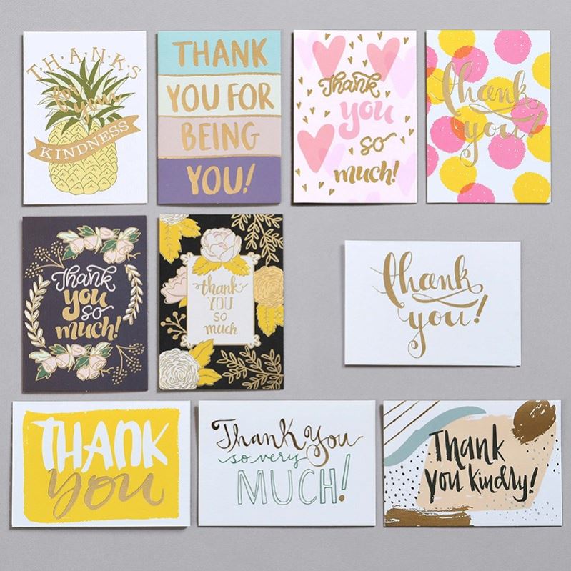 nimi thank you card grateful wish card greeting cards贺卡