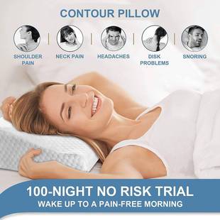 Orthopedic Pillow Memory Foam Slow Rebound Neck Pillows 枕头