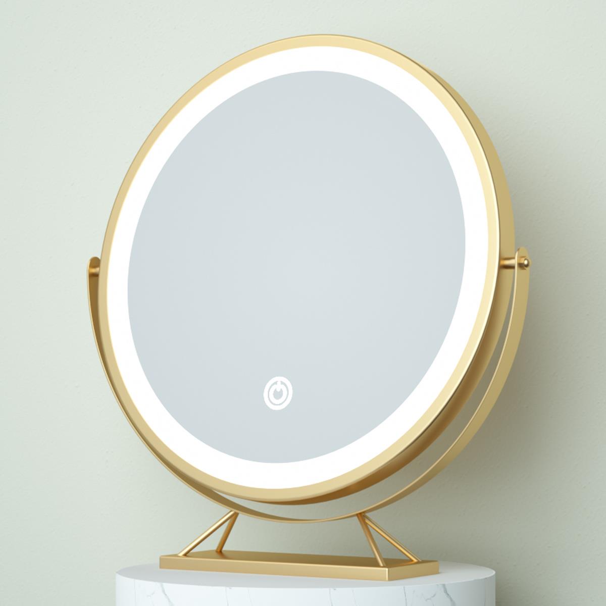 Makeup mirror with light LED mirror化妆镜带灯智能梳妆镜LED台