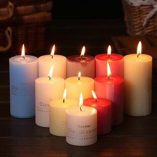 2pcs scented candles craft gift candle wax smokeless 5*5cm