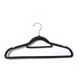 20PCS velvet Hangers Clothes Drying Rack hanger 植绒衣架防滑