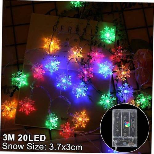 Snowflake LED Light Christmas Decorations For Home Hanging G