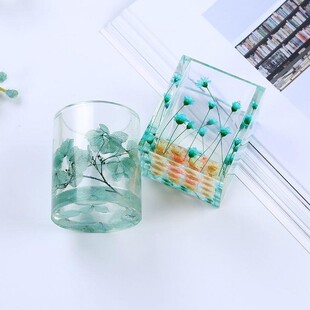 Silicone Mold Epoxy Resin DIY Pen Container Organizer 模具