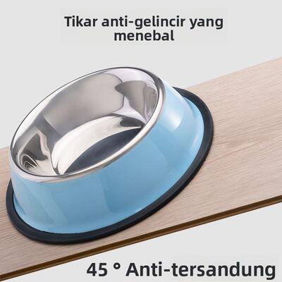 Dog food bowl large stainless steel dog bowl dog food bowl a