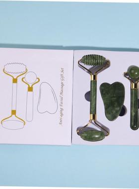 Face Massager Roller Gua sha Jade Store Scraper Roller massa
