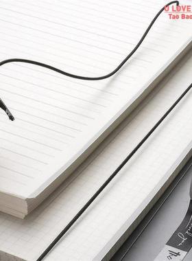 160 Pages Thickened Simple Notebook A5 Horizontal Grid Book