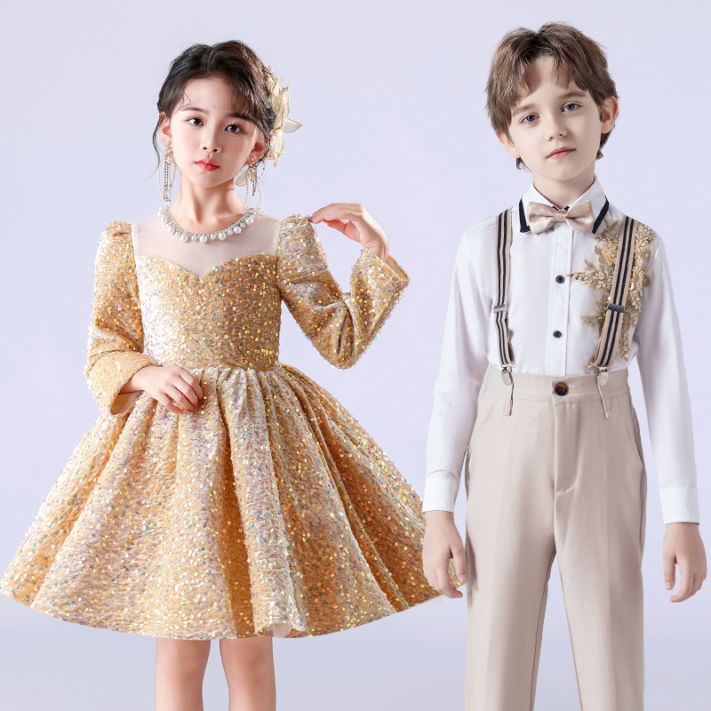 纯棉衬衫 女童蓬蓬裙