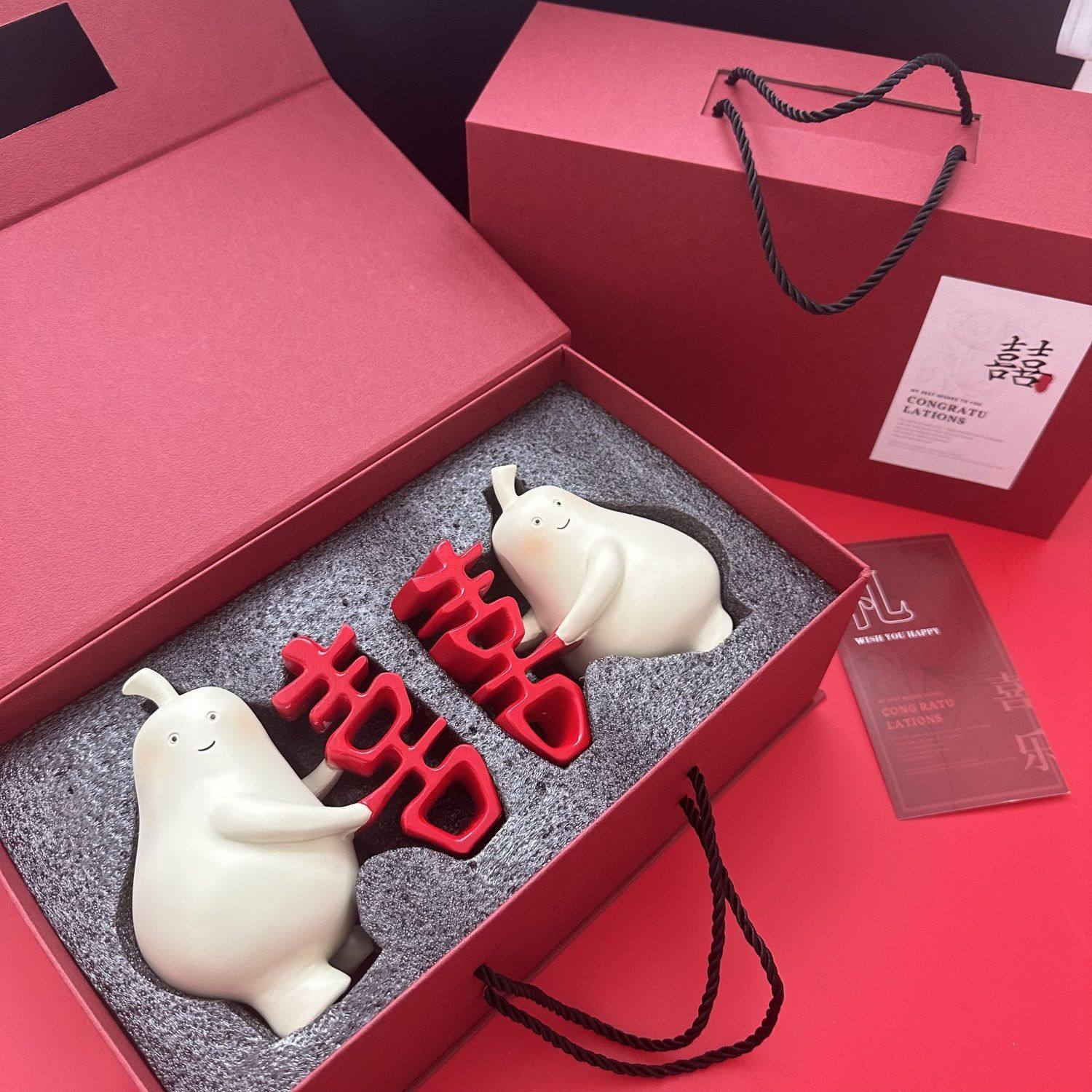 情人节表白创意永不分梨摆件订婚求婚礼品送女友生日结婚礼物,家居饰品,3D模型摆件,淘宝优惠券,粉丝福利购,淘宝优惠卷