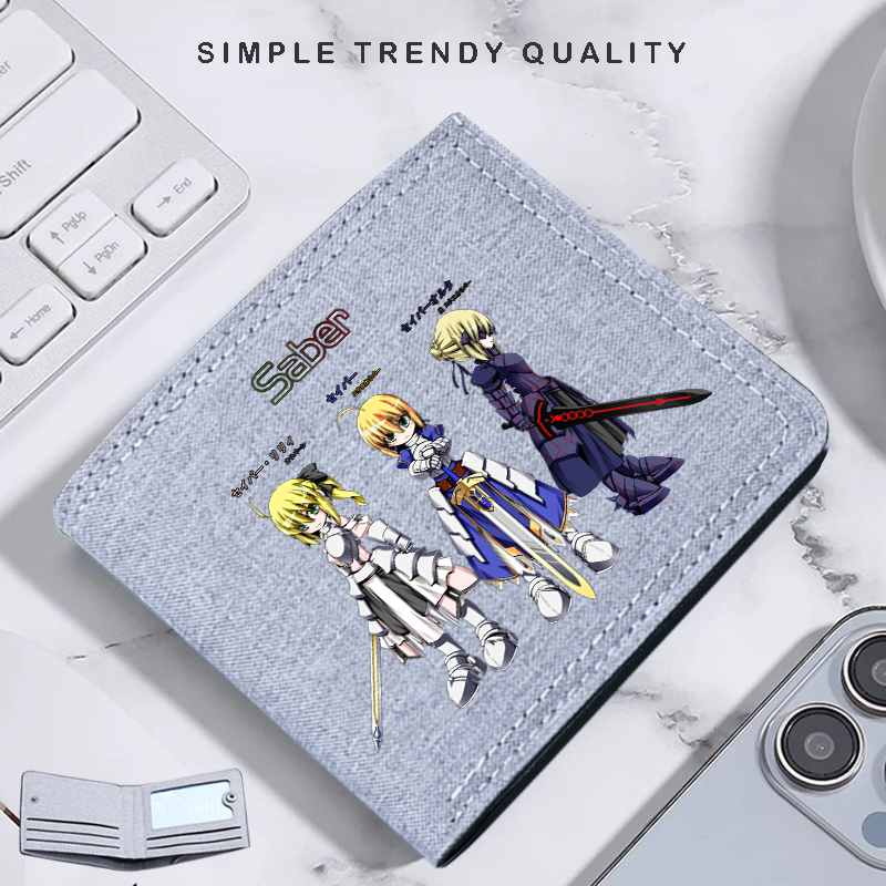 FATE周边钱包可爱卡通简约