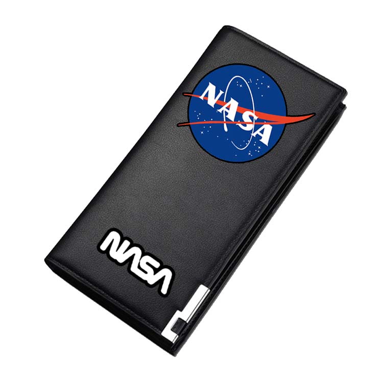 NASA 美国宇航局主题ins 青少年钱包学生皮夹男女卡包 长款 短款