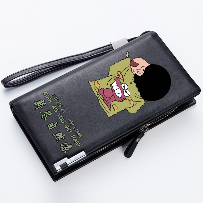 蜡笔小新周边钱夹钱包零钱包