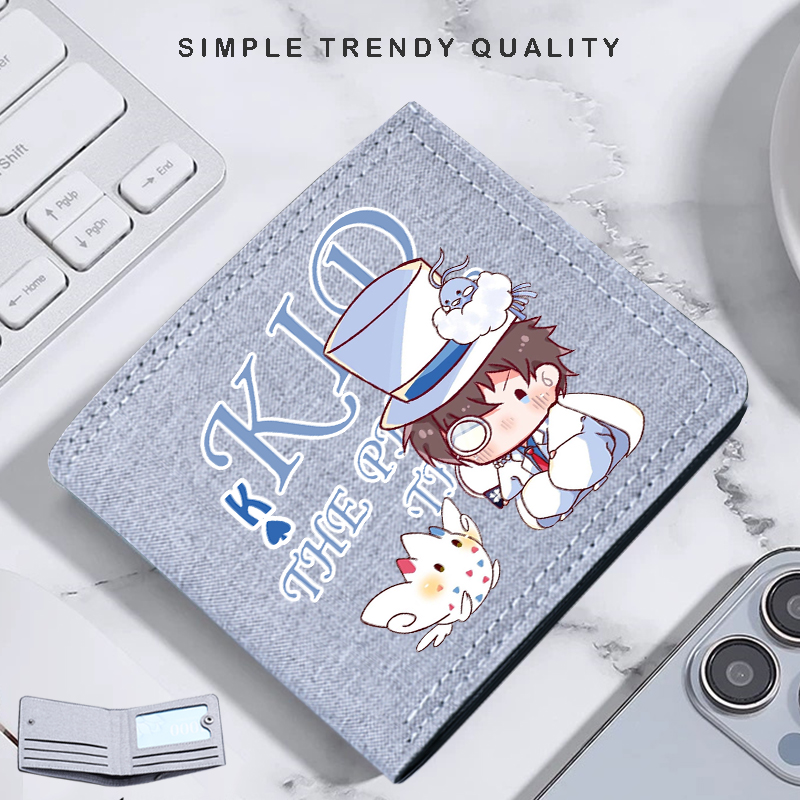 男名侦探柯南钱包原创简约