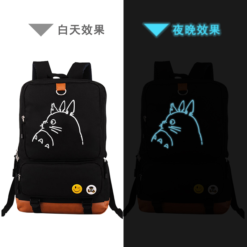 卡通动漫帆布学生双肩包