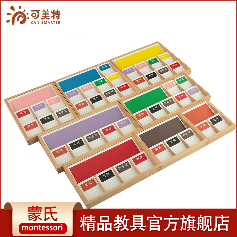 可美特蒙氏教具语法认知