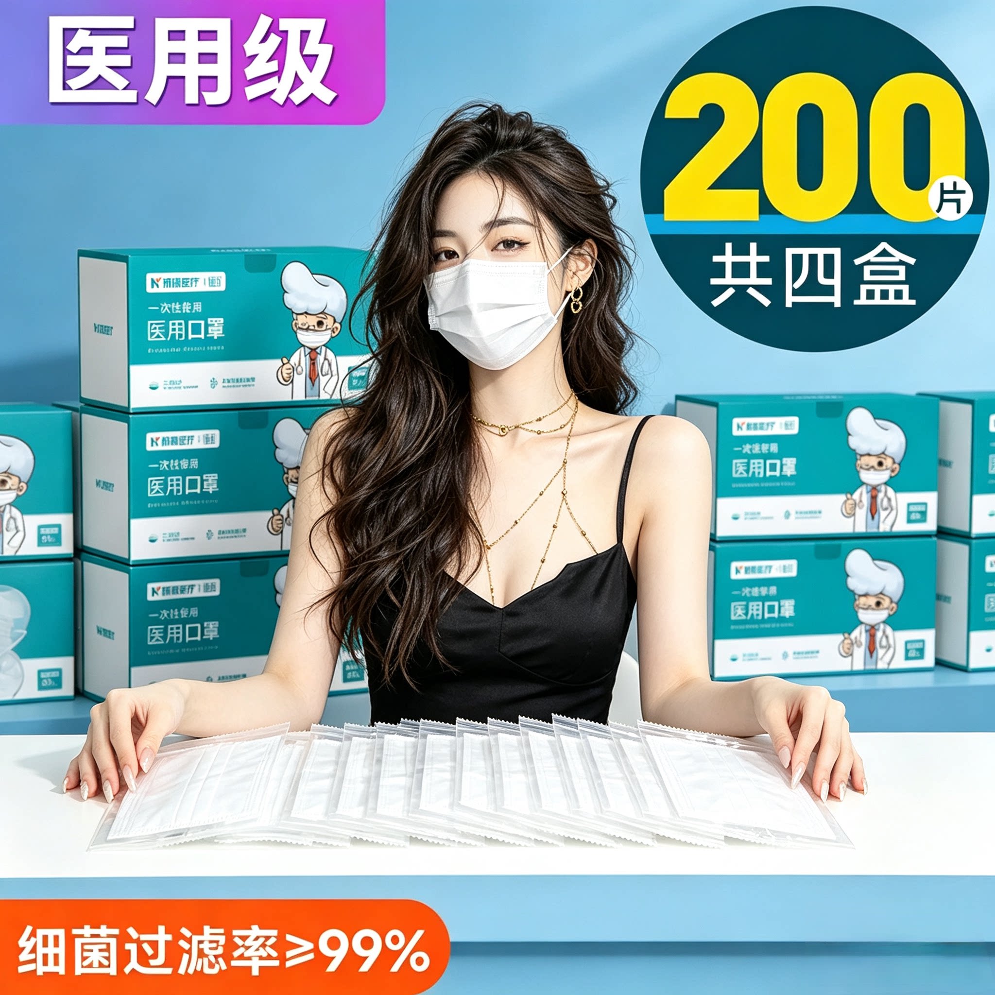医务人员同款医用口罩