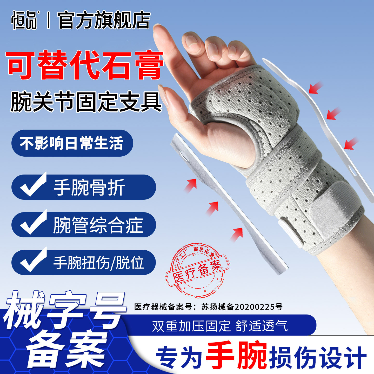药房同售】医用护腕损伤扭伤支具