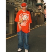 22SS脏汉堡 美式 重磅发泡印花短袖 GameOne 嘻哈滑板宽松bboy大码